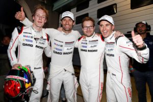 Brendon Hartley, Mark Webber, Andreas Seidl, Timo Bernhard