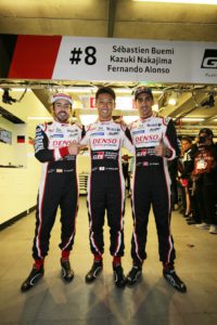 Fernando Alonso, Kazuki Nakajima, Sebastien Buemi