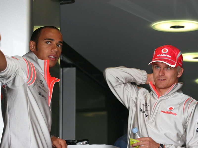 1246622572lewis hamilton and heikki kovalainen