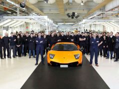 4000-то Ламборгини Мурсиелаго излезе от завода на марката
