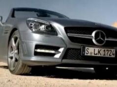 Нико Розберг тества Мерцедес SLK 2012