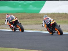 Довициозо и Педроса се борят за третото място в MotoGP