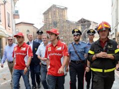 Алонсо и Маса посетиха пострадал от земетресенията в Италия район