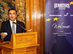 Карлос Гон и Бруно Анселин с награди Eurostar 2012