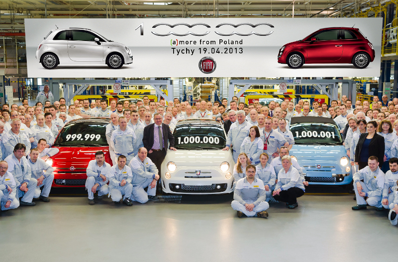 едномилионният Fiat слезе от поточната линия