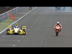 Мотор от MotoGP срещу болид от IndyCar
