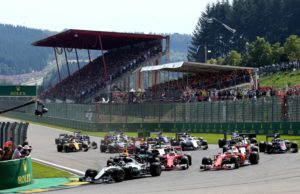 Belgian Grand prix, start, F1, FIA