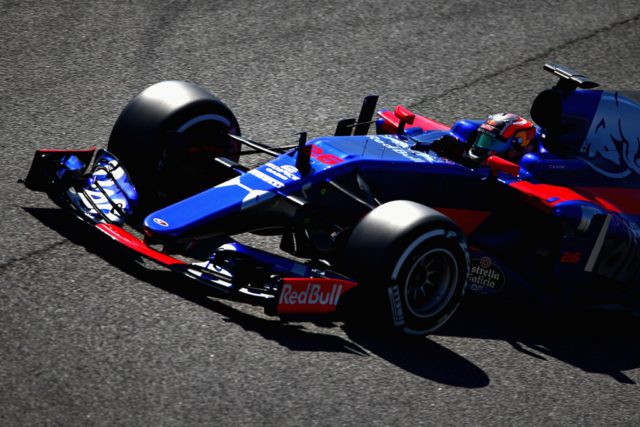 Daniil Kvyat, F1 test