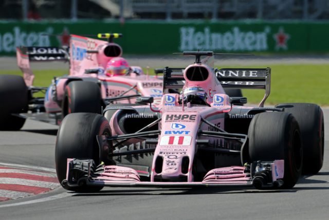 Force India, Sergio Perez, Esteban Ocon