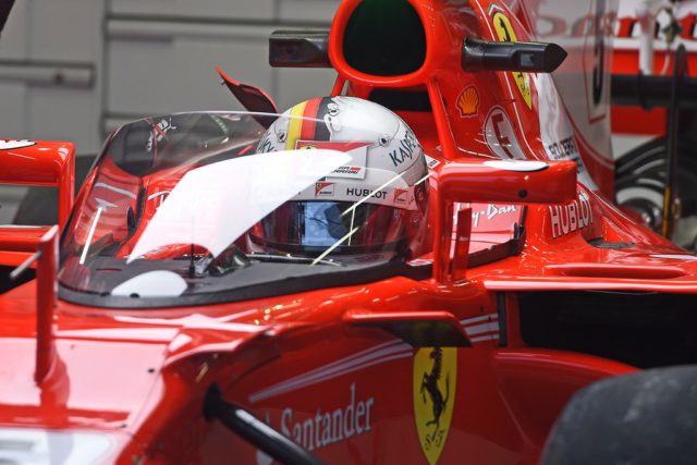 Sebastian Vettel, shield