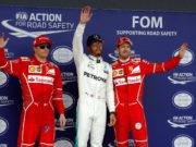 Kimi Raikkonen, Lewis Hamilton, Sebastian Vettel