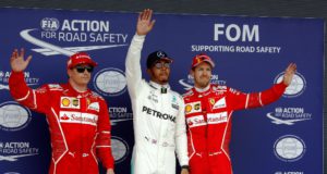 Kimi Raikkonen, Lewis Hamilton, Sebastian Vettel