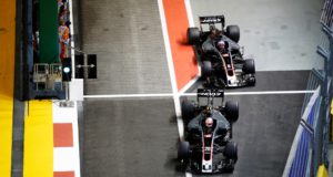 Haas, Romain Grosjean, Kevin Magnussen