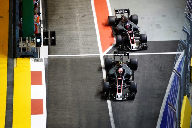 Haas, Romain Grosjean, Kevin Magnussen