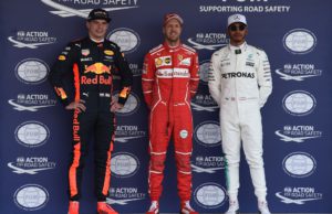 Sebastian Vettel, Lewis Hamilton, Max Verstappen