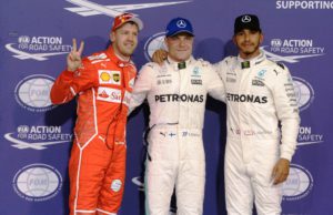 Sebastian Vettel, Valtteri Bottas, Lewis Hamilton