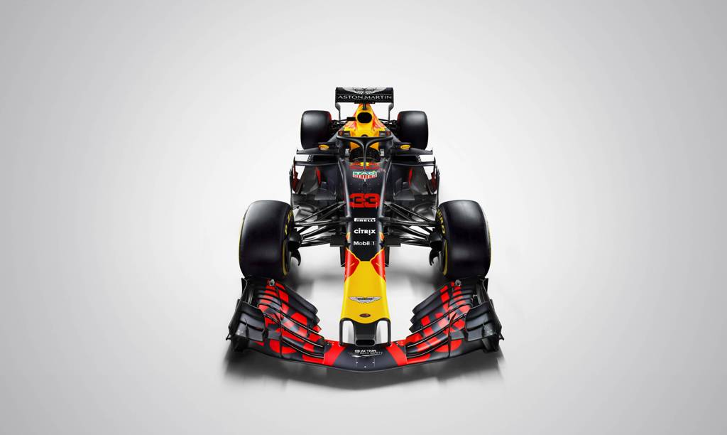 Red Bull Rb14 Rolls Out At Catalunya In Its 2018 Racing Livery News