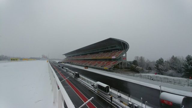 Catalunya, snow, F1
