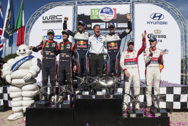 Sebastien Ogier, Julien Ingrassia, Kris Meeke, Paul Nagle, Dani Sordo, Carlos del Barrio