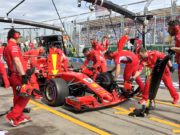 Vettel fastest in the wet in FP3 in Australia