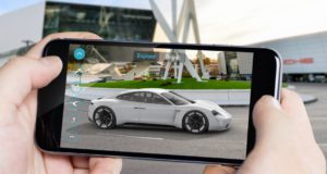 Porsche Mission E Augmented Reality