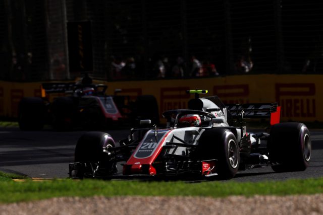 Romain Grosjean, Haas, Kevin Magnussen