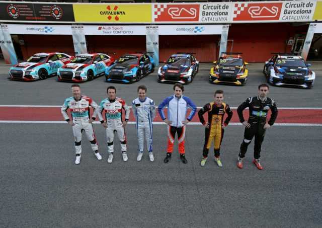 Gordon Shedden, Jean-Karl Vernay, Frédéric Vervisch, Aurélien Panis, Denis Dupont, Nathanaël Berthon