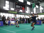 Smashed it! Ricciardo and Verstappen – badminton players Daniel Ricciardo, Max Verstappen
