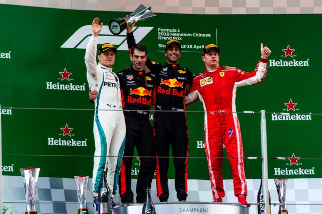 Ferrari, Valtteri Bottas, Kimi Raikkonen, Daniel Ricciardo