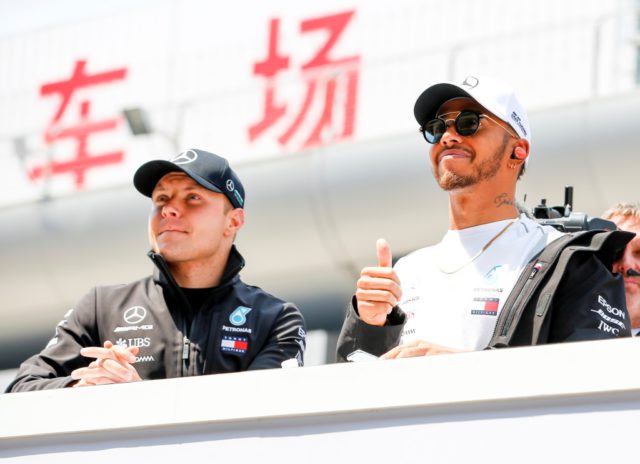 Valtteri Bottas, Lewis Hamilton