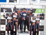 The Portugal podium a relief for Evans and a great achievement for Suninen podium, Rally Portugal