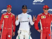 Lewis Hamilton, Kimi Raikkonen, Sebastian Vettel