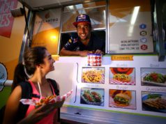 Daniel Ricciardo, food truck