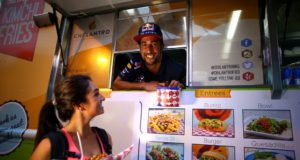 Daniel Ricciardo, food truck