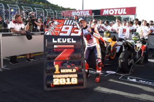 Marc Marquez is the 2018 MotoGP World Champion. #Level7 completed