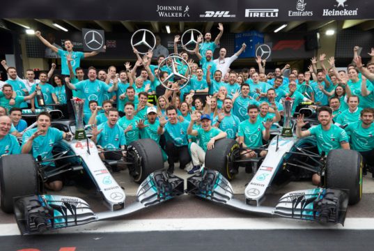 Mercedes fifth title