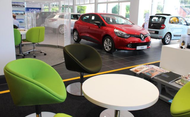 car showroom