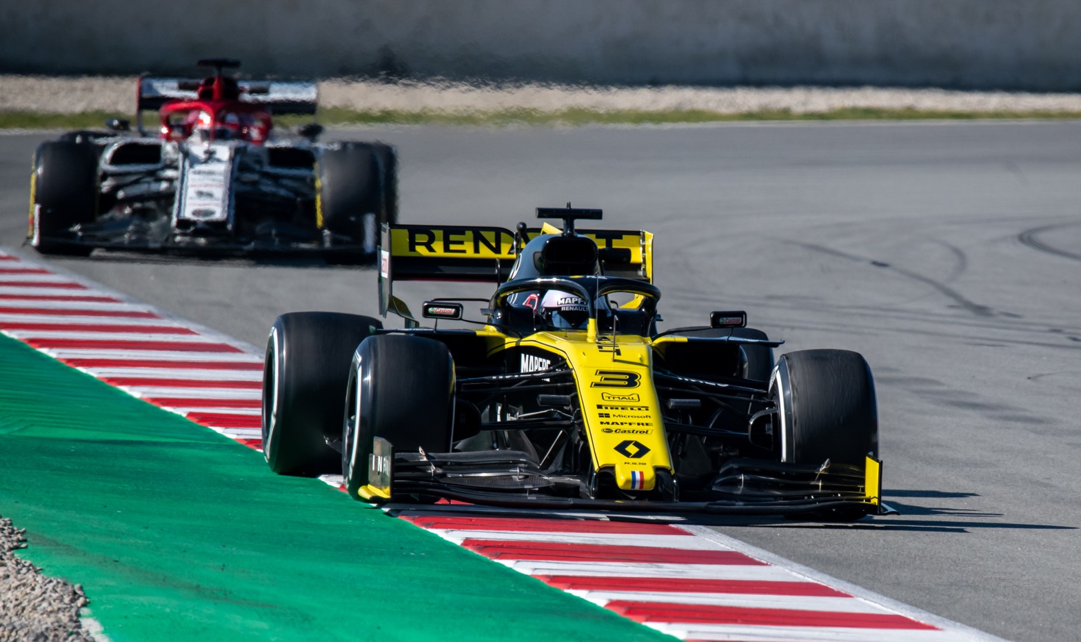 2019_test 02february 27 ricciardo leads Даниел Рикиардо
