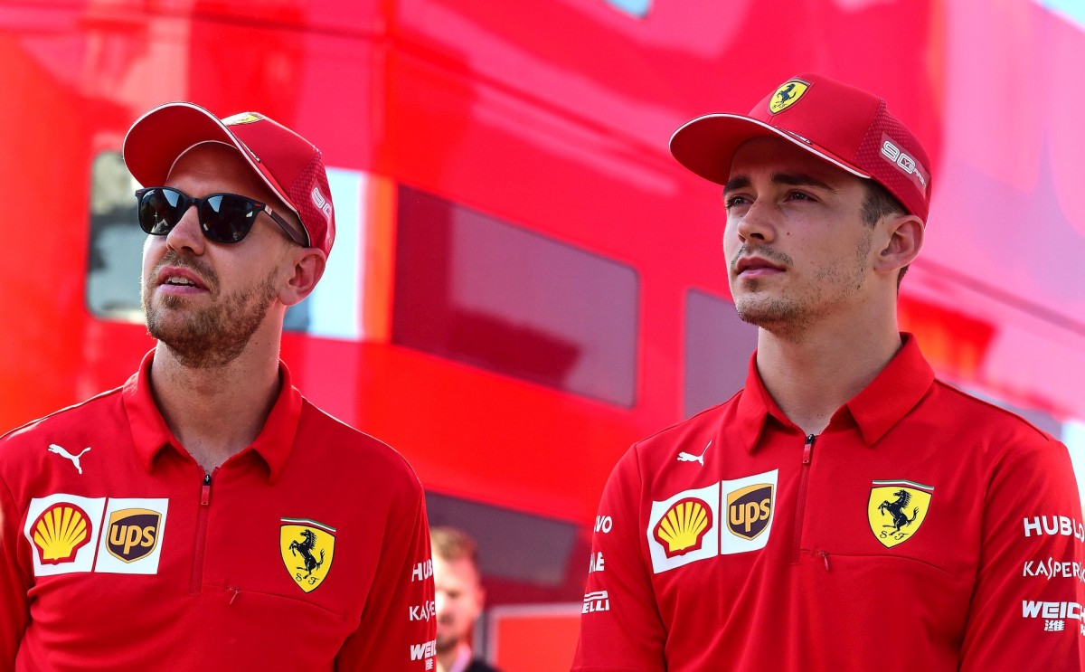 GP UNGHERIA F1/2019 - GIOVEDÌ 01/08/2019 Себастиан Фетел и Шарл Льоклер