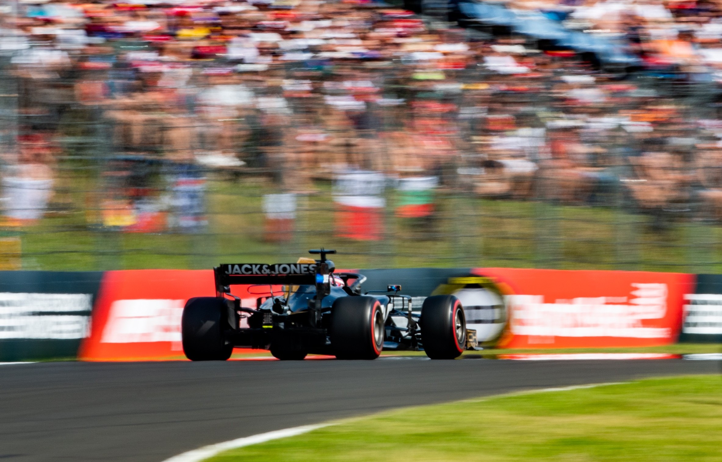 Romain GROSJEAN, Budapest/Hungary, 2019 Хаас, двигател,Гран при на Унгария
