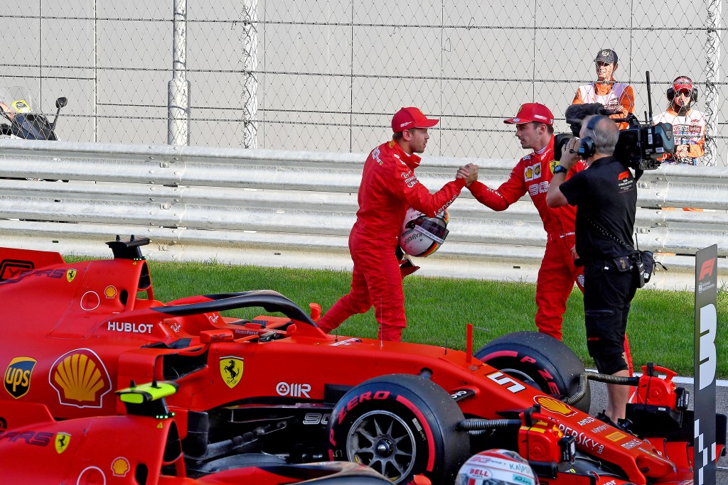 GP RUSSIA F1/2019 - SABATO 28/09/2019 Себастиан Фетел и Шарл Льоклер