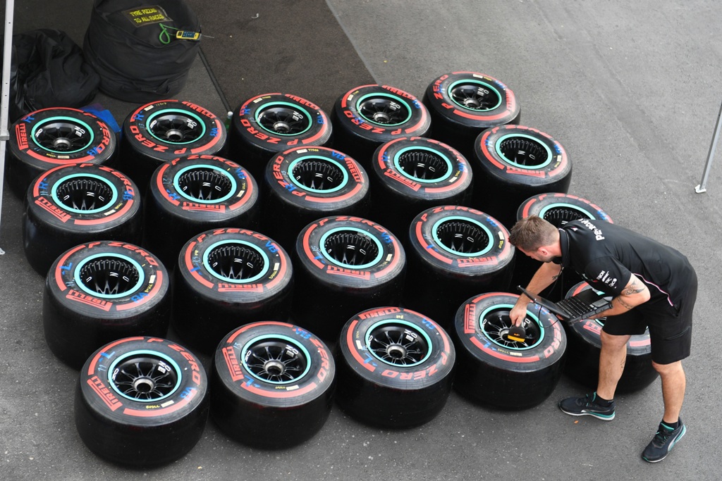 2019 Singapore GP Пирели, гуми