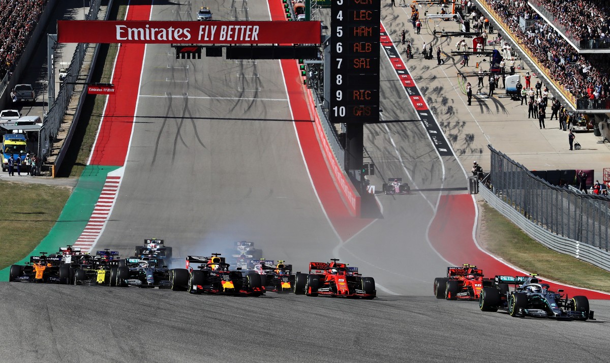 2019_usa start старт Гран при на САЩ 2019
