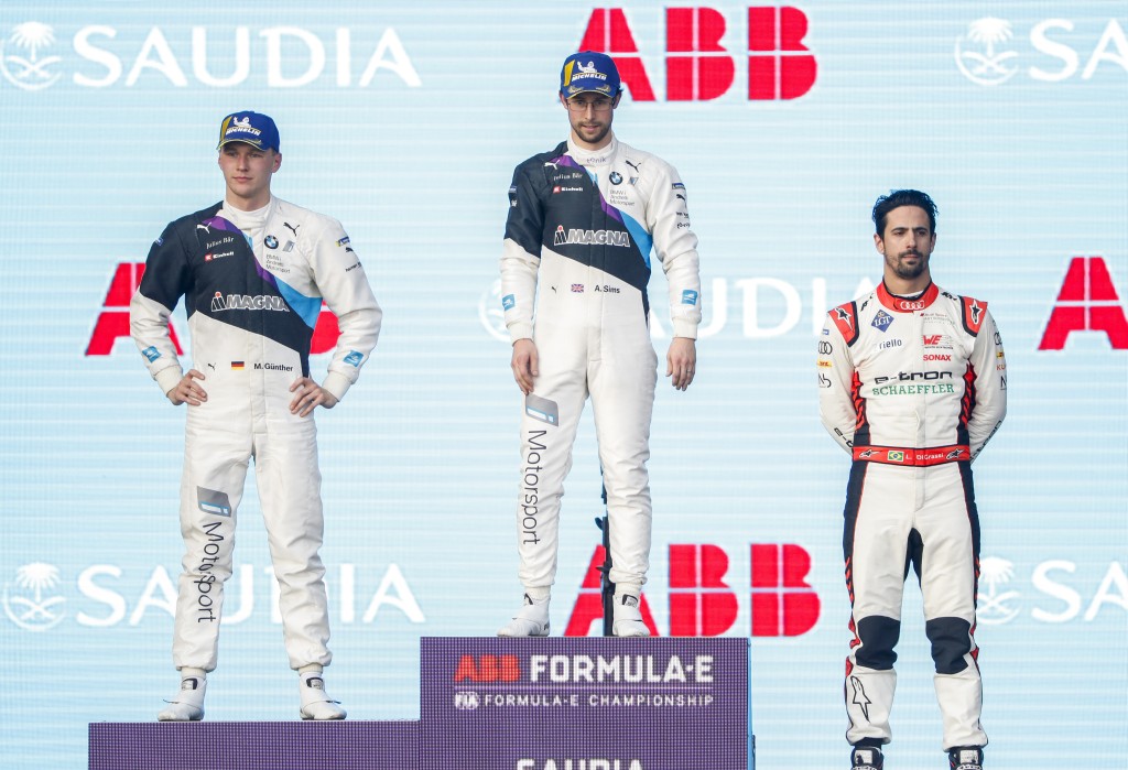 FE diryah 2019 podium race 2 Максимилян Гюнтер