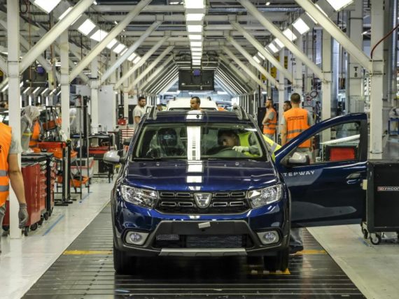 Dacia, производство, завод, фабрика, съоръжение