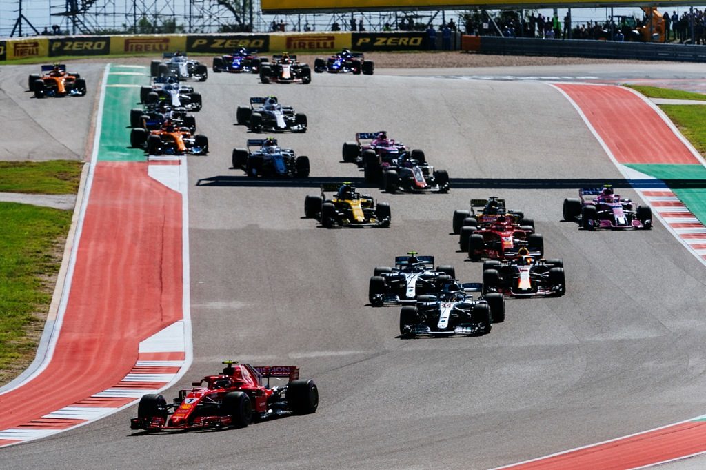 Кими Райконен, старт, Гран при на САЩ, COTA, Circuit of the Americas