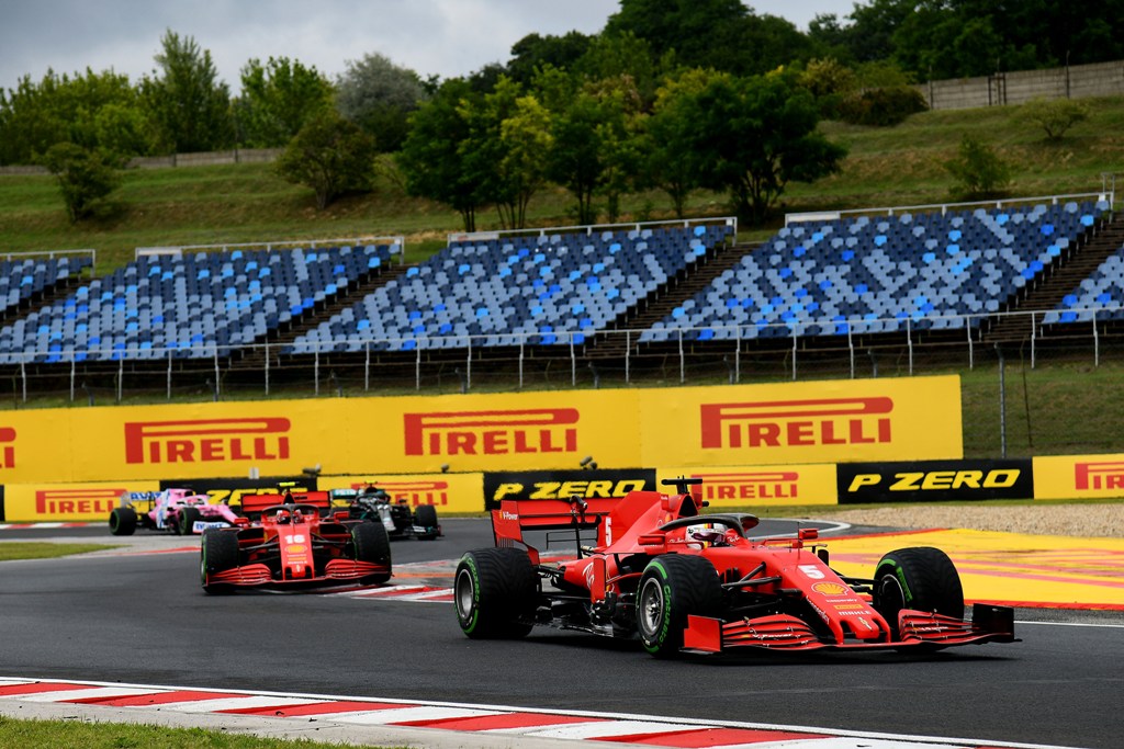 GP UNGHERIA F1/2020 - DOMENICA 19/07/2020 Ферари, Себастиан Фетел, Шарл Льоклер