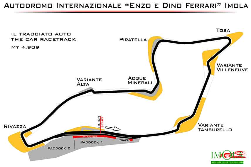 imola-map Imola