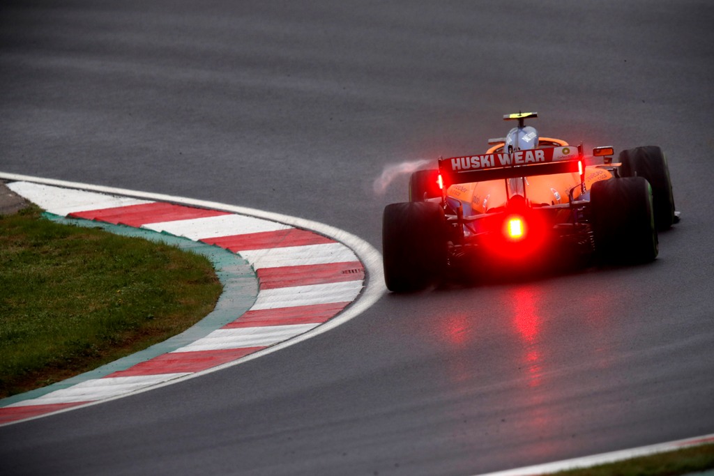 Lando Norris, McLaren MCL35M rear Ландо Норис, Макларън