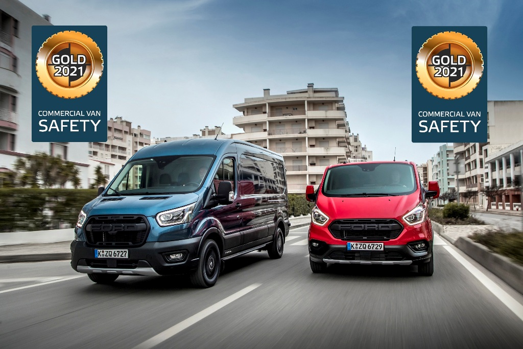 Transit_Custom-Euro_NCAP-Gold Ford Transit Custom